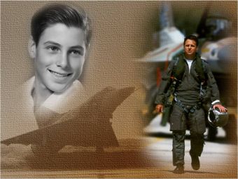 Ilan Ramon as Child and then as Fighter